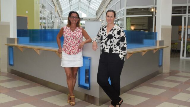 Maria Holmén, vd på CIL och Josefine Jernberg, utbildningssamordnare på CIL samt projektadministratör för STORK.